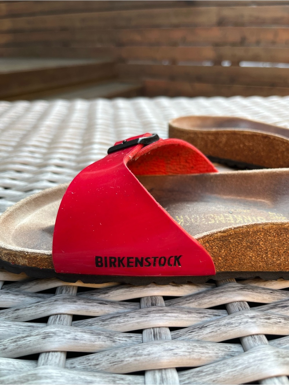 Birkenstock Madrid Red Sandals - Picture 5 of 9